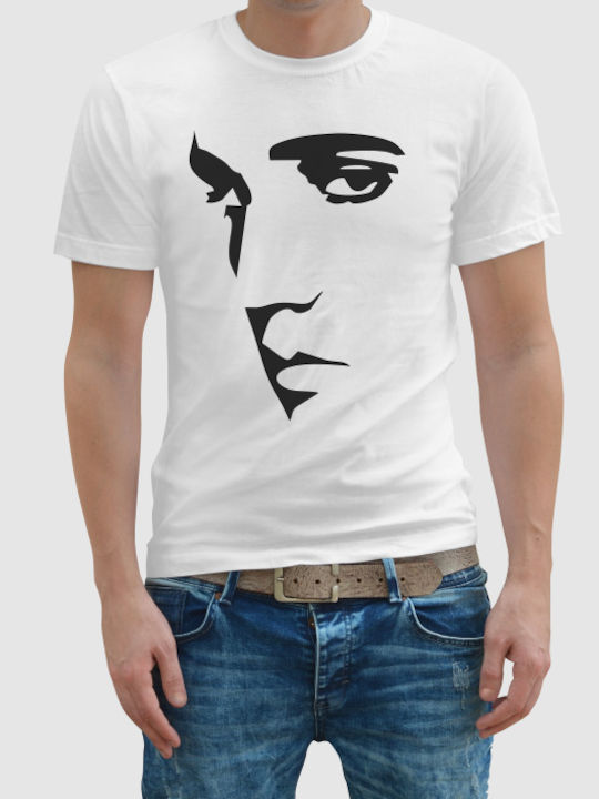 T-shirt Face σε Λευκό χρώμα