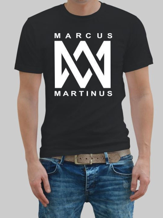 T-shirt MARCUS σε Μαύρο χρώμα