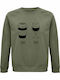 Am Coffee Sweatshirt Khaki