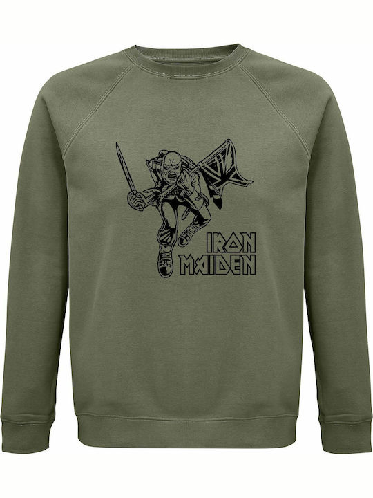 Iron Maiden, The Trooper Φούτερ Iron Maiden Χακί