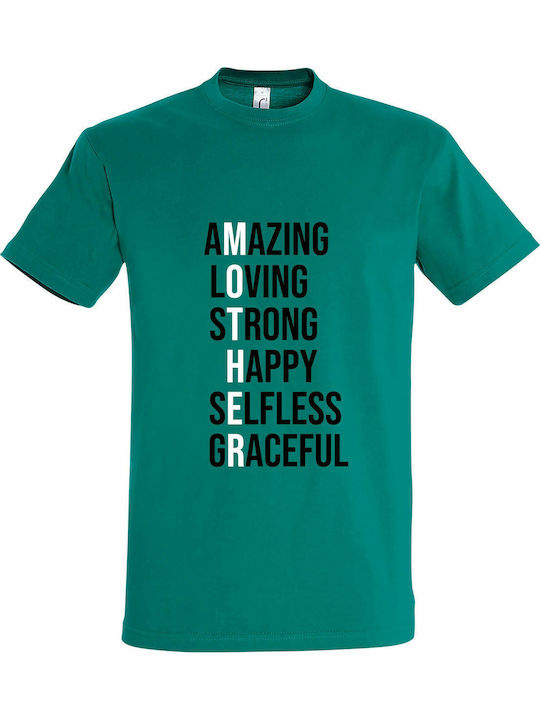 Mother T-shirt Green Cotton