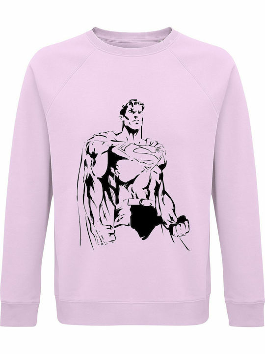 Superman Silhouette Sweatshirt Superman Rosa