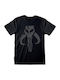 Pegasus Distressed T-shirt Krieg der Sterne Schwarz Baumwolle