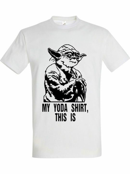 "My Yoda Shirt T-shirt Star Wars White Cotton