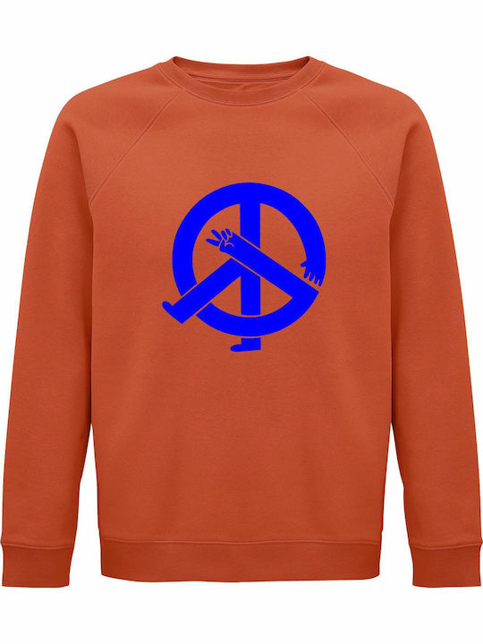 Peace Sweatshirt Orange