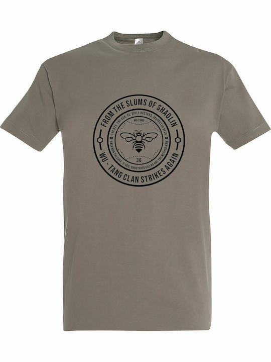 From T-shirt Khaki Baumwolle 11500-115-2 Helles Khaki