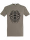 Illusion T-shirt Khaki Cotton