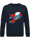 Sweatshirt Superman Blau