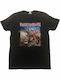 Trooper T-shirt Iron Maiden Black Cotton