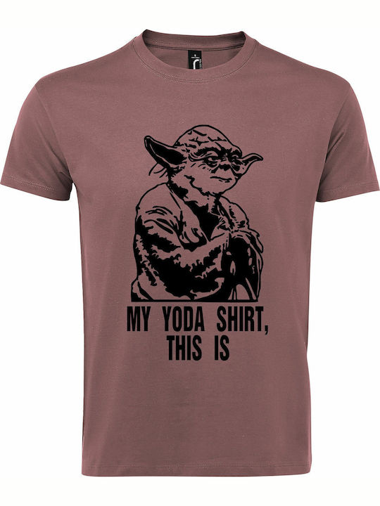 "My Yoda Shirt T-shirt Star Wars Pink Cotton