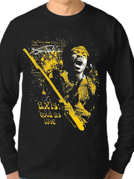 Φούτερ Jimmy Hendrix σε Μαύρο χρώμα