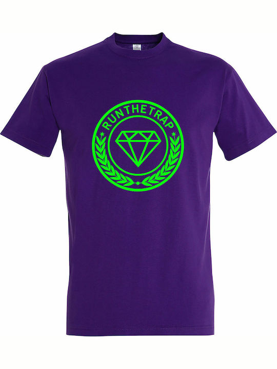 Trap T-shirt Purple Cotton