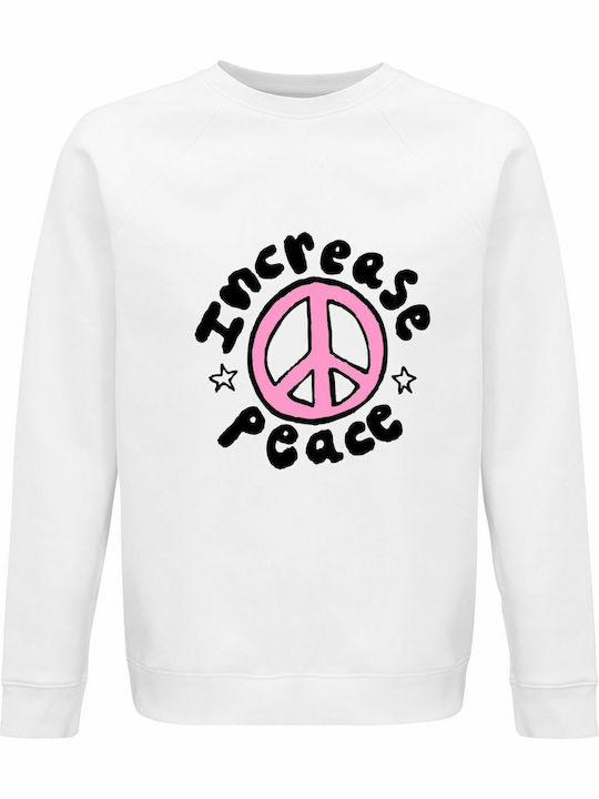 Peace Sweatshirt Weiß