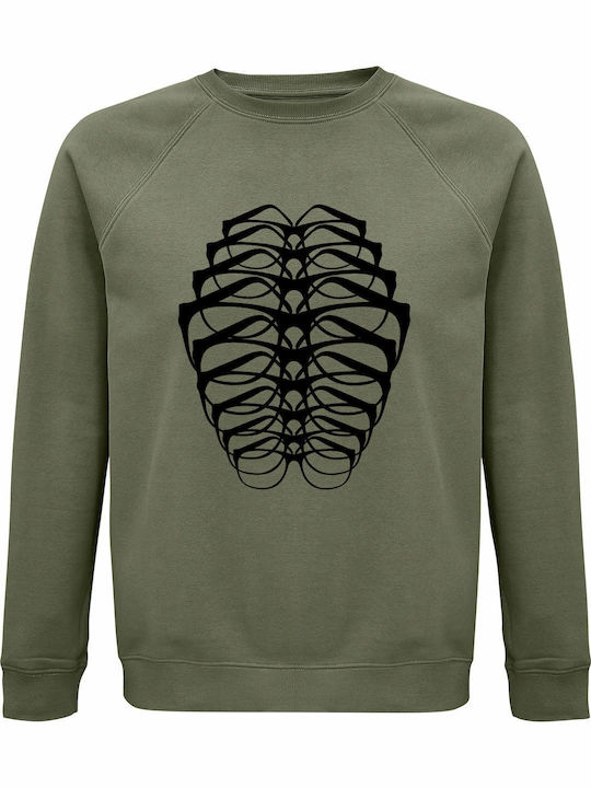 Illusion Sweatshirt Khaki