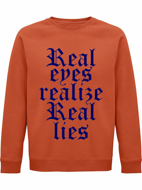 Eyes Sweatshirt Orange