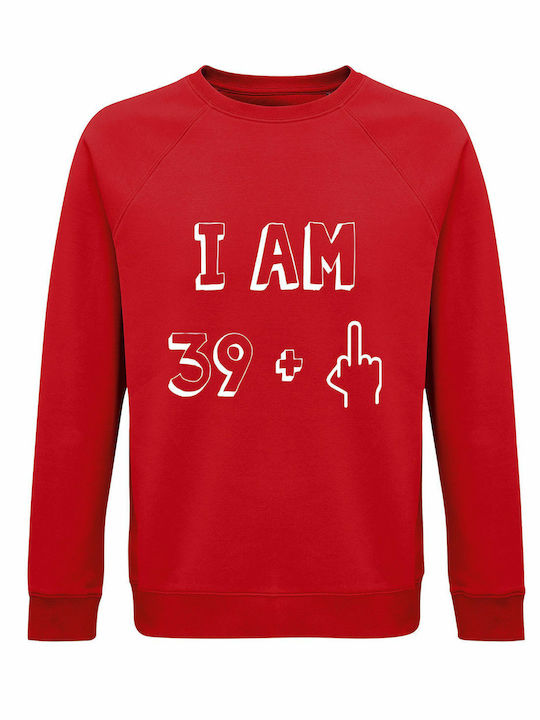 I Am Sweatshirt Red