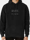 Pegasus Ac/DC Back In Black Logo Hoodie Black
