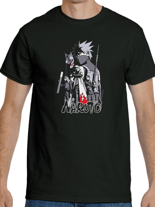 T-shirt Naruto Uzumaki σε Μαύρο χρώμα