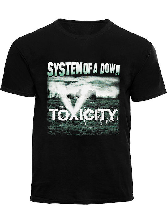 Pegasus T-shirt System A Down σε Μαύρο χρώμα