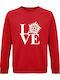 Supernatural Love Sweatshirt Red