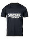 T-shirt Stranger Things Μαύρο