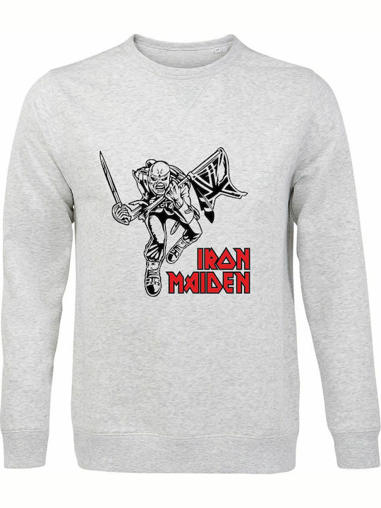 Iron Maiden, The Trooper Φούτερ Iron Maiden Γκρι