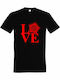 Supernatural Love Tricou Negru Bumbac