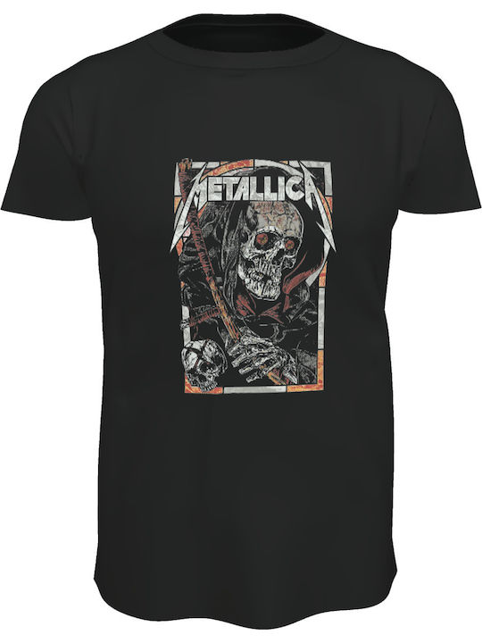 T-shirt Metallica σε Μαύρο χρώμα