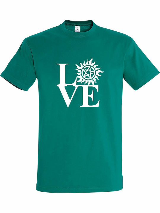 kirikoko Supernatural Love, Tv Serie T-shirt Green Cotton