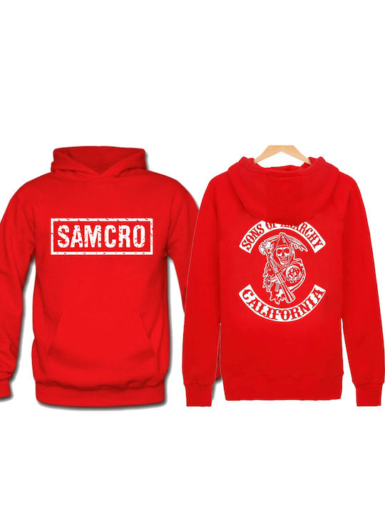 Pegasus Samcro Sons of Anarchy Logo Blouse Red