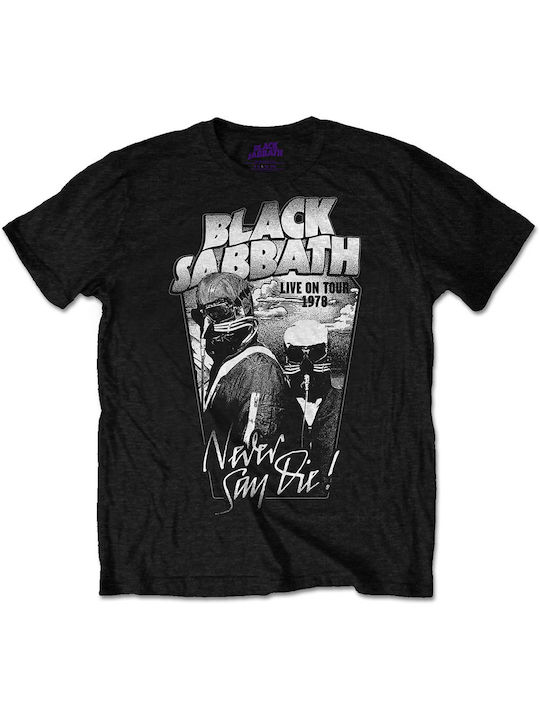 Sabbath Never T-shirt Black