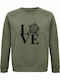 Supernatural Love Sweatshirt Khaki