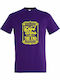 Love T-shirt Purple Cotton