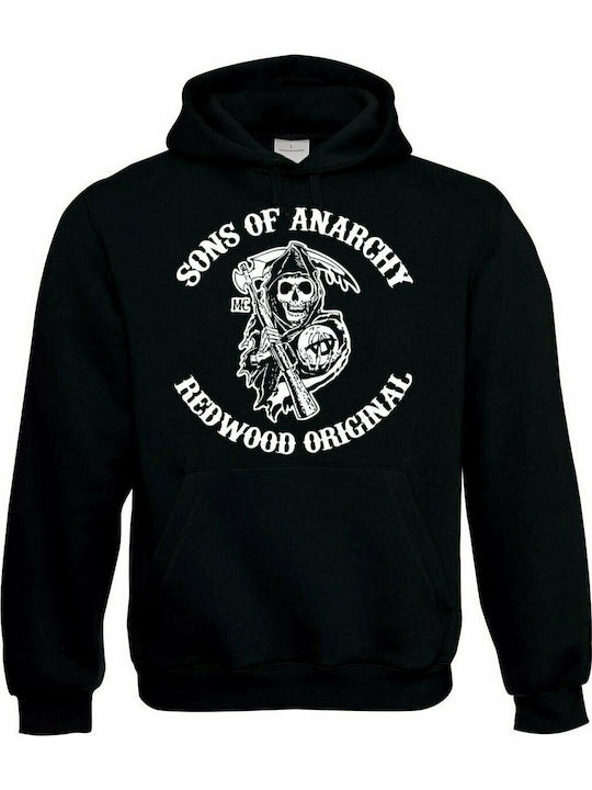SAMCRO REDWOOD ORIGINAL Hoodie Sons of Anarchy Black