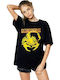 Γυναικείο T-shirt Scorpions Ανδρικό σε Μαύρο χρώμα