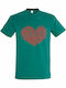 Love T-shirt Green Cotton