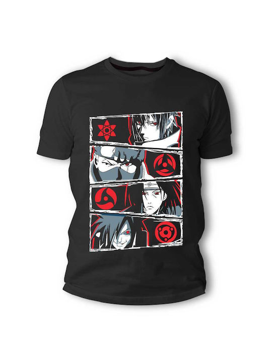 Frisky T-shirt Naruto σε Μαύρο χρώμα