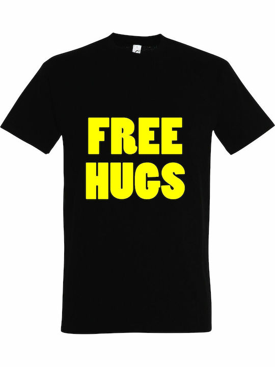 FREE T-shirt Black Cotton