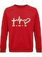 Faith Sweatshirt Red