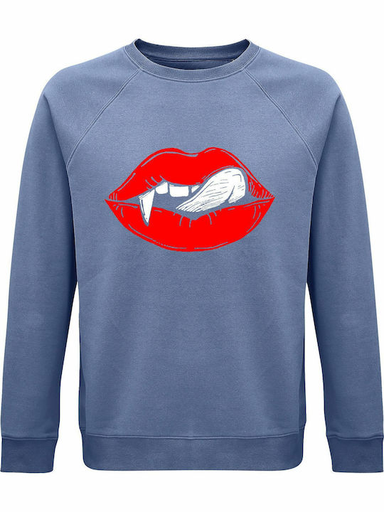 Love You Sweatshirt Blau