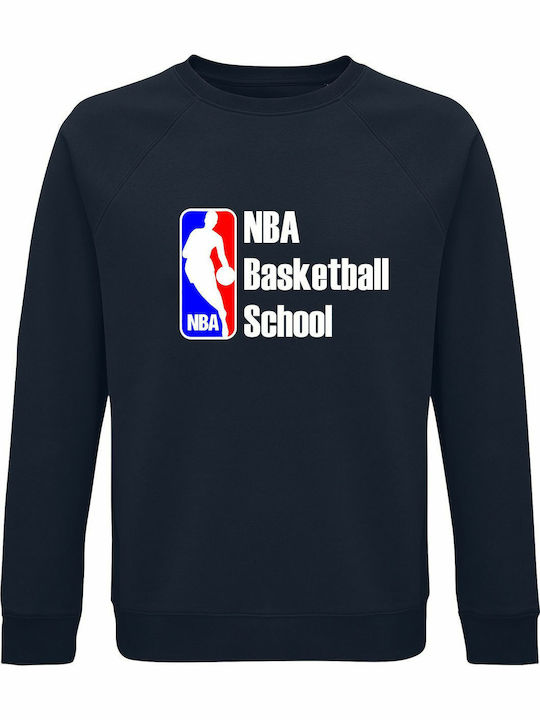 Basketball School Sweatshirt Blue