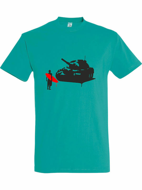 War Tricou Albastru Bumbac