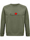 LOVE DESIGN Sweatshirt Khaki