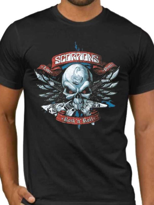 N Roll Tricou Scorpions Negru