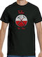 GPclothes wall T-shirt Pink Floyd Μαύρο