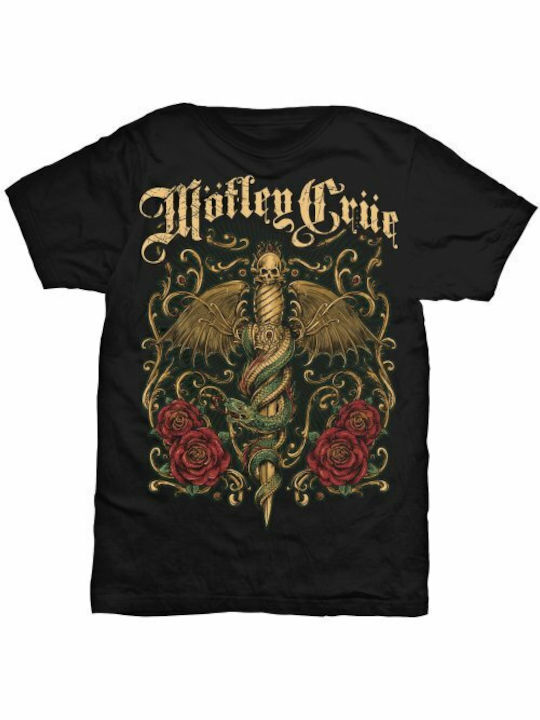 T-shirt Motley Crue σε Μαύρο χρώμα