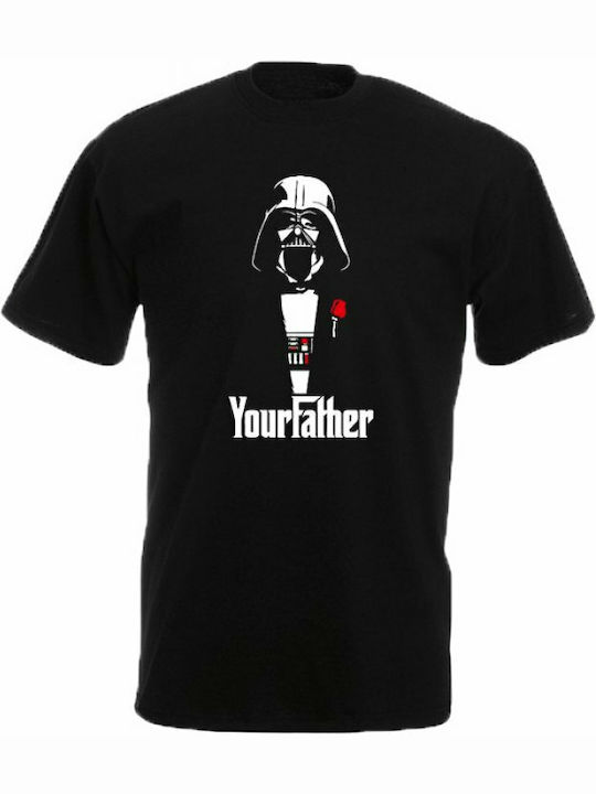 T-shirt Darth Vader σε Μαύρο χρώμα