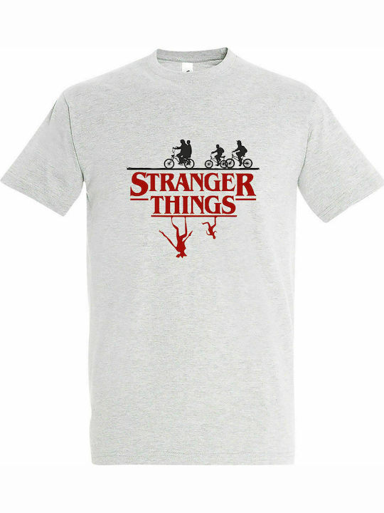 "Stranger Things Upside Down" T-shirt Stranger Things Gray