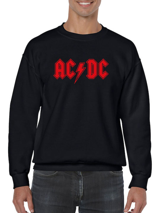 Logo Hanorace AC/DC Negru