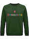 BTS" Dark Sweatshirt Green